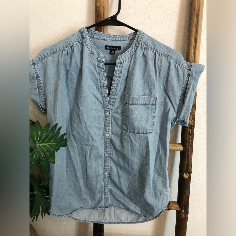 J. Crew Mercantile Denim Shirt